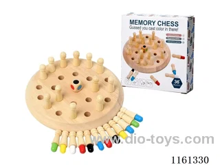 Wooden Colour Memory Chess Game Chess