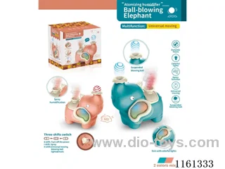 Blowing ball baby elephant