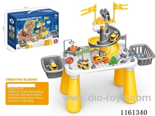 Alloy Wheelbarrow Table 47PCS