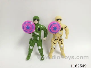 Hand-pressure dual flash light Captain America