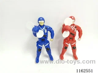 Hand press police fan
