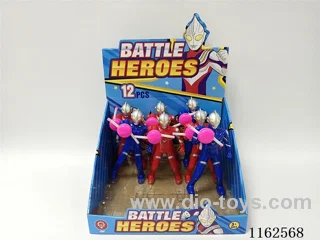 Light Up Superman Rainbow Ring 12pcs/box