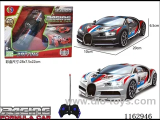 1:20 4ch rc racing car without electricity, 2 colors 27MHZ