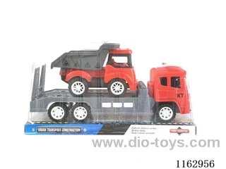 Simulation inertia trailer + inertia fire dump truck