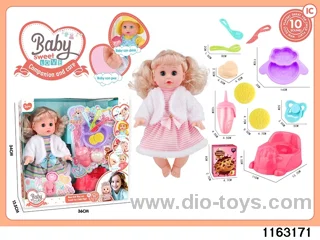 14 inch doll set with ic