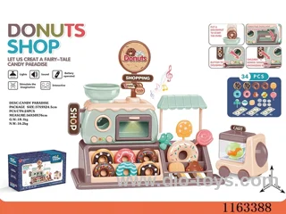 Donut shop (with lights, music and smart interactive features, 3*AA not included)