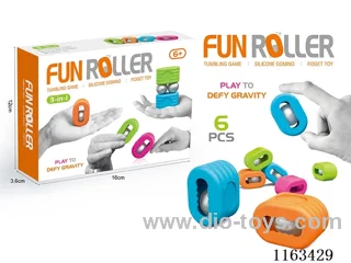 Decompression Rolling Ball Dominoes Toy 6PCS
