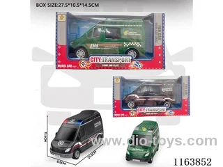 1:24 Inertia express car single model 2 colours mixed (without electricity)