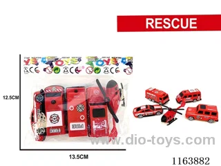5PCS sliding fire engines