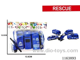 5PCS sliding police vans