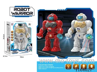 B/O robot/with lights and music/Electric straight line (two-color mixed)