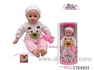 40cm soft body doll with IC include 2XAG3 baby boy