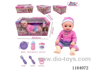 36CM full body doll can pee,drink water