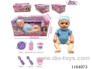 36CM full body doll can pee,drink water