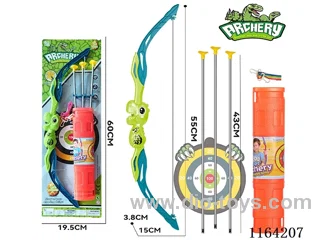 Cartoon Dinosaur Bow and Arrow with Target (55CM)