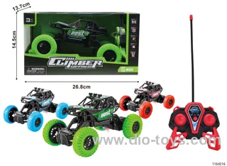 4ch RC climbing car with light included battery