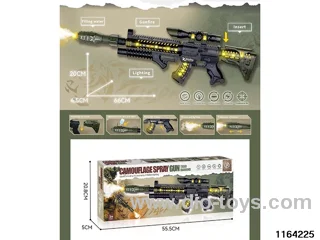 B/O gun W L/M/spray not included battery