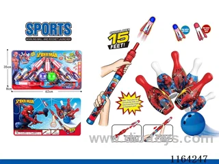 Spider-man Rocket Launcher bowling ball set