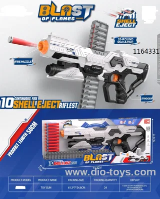 20-SHOT SOFT BULLET GUN IN DISPLAY BOX