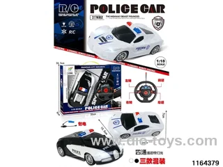 1:18 RC car With forward light (electricity included)