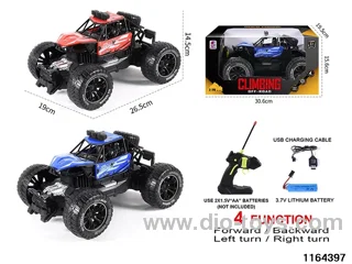 1:14 4ch RC Climbing vehicle (electricity included)