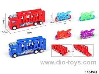 Inertia tractor with motorbike