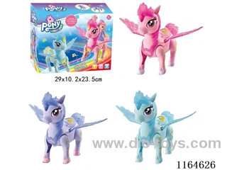 Electric cartoon horse
