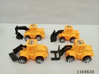 Pulling back engineering truck