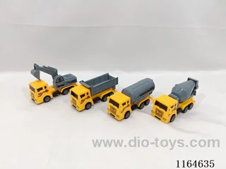 Pulling back engineering truck