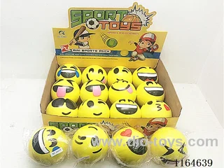 12 4-inch PU balls with multiple expressions