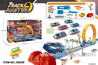 Ejection track racer (with 3 racers)
