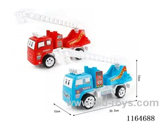 Inertial cartoon engineering car white car bottom