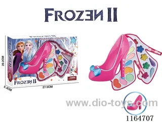 Two layer snow princess high heels children's makeup cosmetics