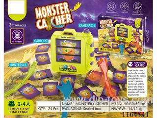 Monster Catcher. (Single monochrome)