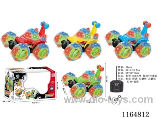 rc stunt car with 3D light included battery