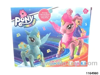 Electric cartoon horse