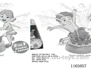 Water Jet Bubble Octopus