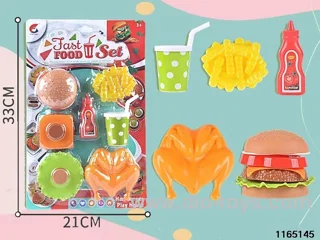 Burger Fried Chicken Play House Set