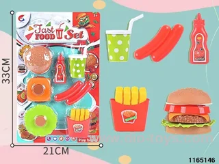 Burger & Fries Play House Set