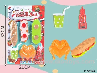 Fried Chicken Hot Dog House Set