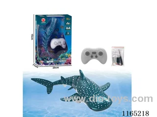 (2.4G) RC Water Play Blue Whale Shark (Fish Pack 3.7V 700 mAh soft pack battery)