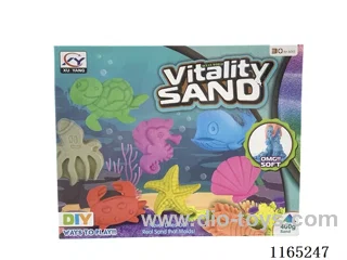400g Space Sand + Sea Life Sand Mould 8 Pieces