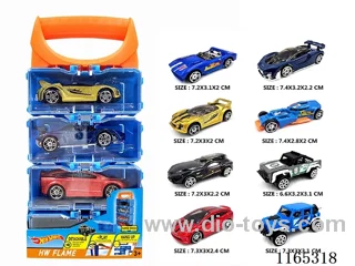 Alloy Car DIY Carrying Case 4pcs