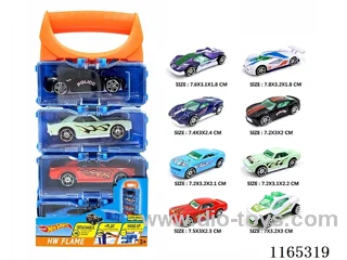 Alloy Car DIY Carrying Case 4pcs