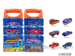 Alloy Car DIY Carrying Case 4pcs