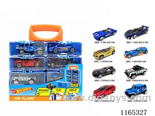 Alloy Car DIY Carrying Case 8pcs