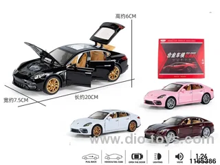1: 24 turn alloy car with sound and light music