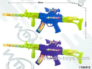 Electric sound light vibration gun