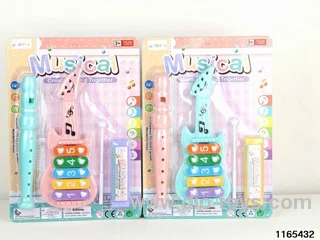 Flute, guitarist playing, harmonica