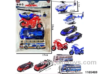 pull back City Police Series (4PCS)